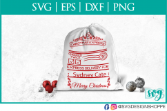 Christmas, Svg file for Cricut, Santa Sack, Santa Sack SVG  Product Image 1