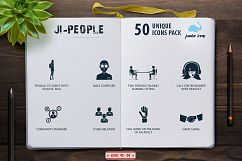 Glyph People Icons Set Product Image 3