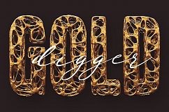 Future Metal 3D Lettering Product Image 4
