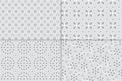 Gray Eyelet Embroidery Patterns Product Image 3