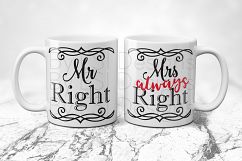 Mrs Always Right - Mr Right Product Image 2