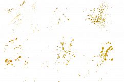 Burgundy &amp; Gold Watercolor Graphic Set Product Image 13