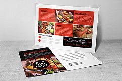 Restaurant Postcard Template Product Image 2