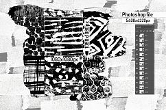Old Ink. Abstract backgrounds.Textures. Product Image 2