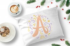 Lovely Monograms Twin - SVG included Product Image 5