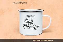 Summer Paradise - Dolphin SVG Cut Files Product Image 3