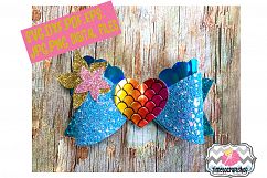 Ultimate Mermaid Hair Bow Bundle Template Product Image 5