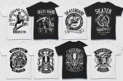 200 Vector Tshirt Designs B/W Concept Product Image 21