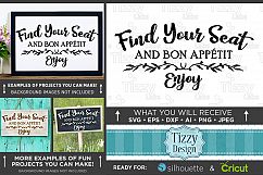 Find Your Seat SVG Wedding Sign - Take Photos Wedding - 5509 Product Image 1