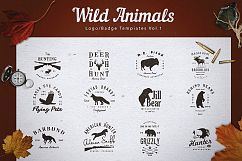 Wild Animals Logo/Badge Templates v1 Product Image 1