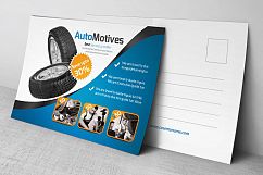 Automobile Service Postcard Template Product Image 3