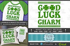Good Luck Charm SVG - Kids St. Patricks Day - 1075 Product Image 1