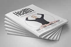 Health Magazine Template Product Image 5