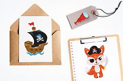 Pirate animals graphics and illustrations Product Image 4