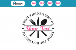 Kitchen svg, Kitchen monogram svg, Kitchen clip art, svg Product Image 2