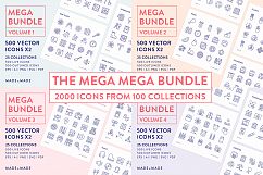 Line Icons - Mega Bundle Vol 1-4 (25% off) Product Image 1