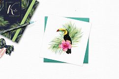 Tropical Travel Planner Supplies for bloggers and planners Product Image 2