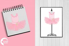 Ballerina Tutus clipart, graphics and illustrations AMB-1308 Product Image 4