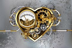 Steampunk Heart with Manometer Product Image 1