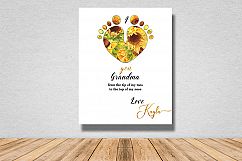 I love you grandma print as a Gift for Nanna Product Image 1