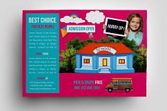 Admission Open Horizontal Flyer Template Product Image 3