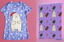 Christmas bears and patterns Product Image 6
