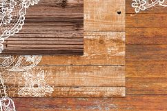 Wood &amp; Lace Digital Papers Product Image 3
