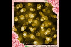 42 New Gold Bokeh and Glitter Papers Digital Papers Product Image 7