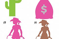 Cowgirl Clipart Product Image 3