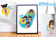 Pool Party  graphics and illustrations Product Image 5