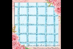 100 Seamless Watercolor Rope Net Digital Papers Product Image 2