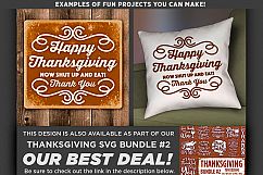 Happy Thanksgiving Shut Up and Eat - Thanksgiving Svg - 6017 Product Image 2