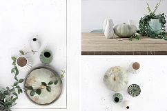 Spring styled stock photo&#039;s, mint green pumpkin home Product Image 3