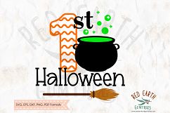 First Halloween, 1st Halloween in SVG, DXF, PNG, EPS, PDF Product Image 1