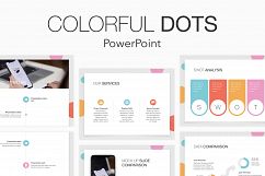 Colorful Dots PowerPoint Template Product Image 1