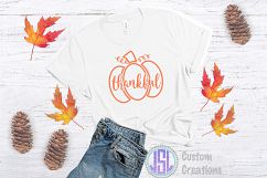 Blessed Grateful Thankful Pumpkins Set of 3| SVG DXF EPS PNG Product Image 2