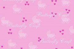 Sweet dreams digital paper, Baby shower paper, Baby girl digital paper, Baby girl printables, Kids paper, goodnight papers, Nursery Papers Product Image 2