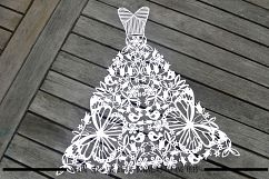 Wedding Dress SVG / DXF / EPS Files Product Image 5