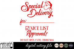 Santa Sack SVG, Christmas SVG - Special Delivery SVG File Product Image 1