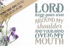 Lord Keep Your Arm Around My Shoulder svg Product Image 1