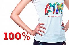 Women&#039;s T-shirts Mock-Up Product Image 8