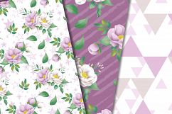 Purple flowers paper Product Image 2