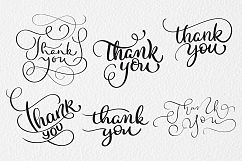 Thank You Calligraphy Lettering Collection Product Image 6