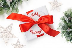 Isolated Gift Christmas Mockup Product Image 3