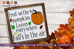 Fall's in the air DXF SVG Cut File Product Image 1