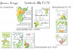 Green Twigs - Hand-drawn Illustration Kit Product Image 8