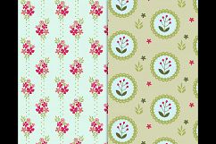 12 Spring Flower Digital Papers 6 x 6 inch Product Image 7