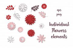 Horses, flowers &amp; love – Vector Paper Art Style Product Image 2