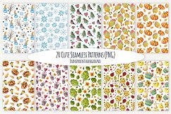 4 Seasons - Watercolor Houses Product Image 9