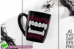 Straight Up Spooky Vampire Braces SVG Product Image 3